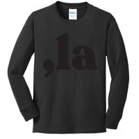 Comma La Biden Harris Kids Long Sleeve Shirt