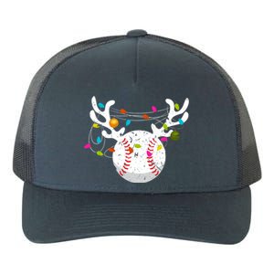 Christmas Lights Baseball Ball Funny Xmas Great Gift Yupoong Adult 5-Panel Trucker Hat