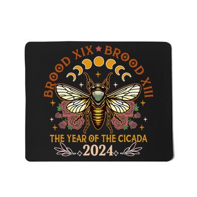 Cicada Lover Brood Xix Brood Xiii Year Of The Cicada 2024 Mousepad