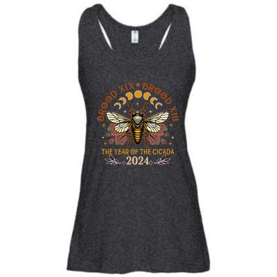 Cicada Lover Brood Xix Brood Xiii Year Of The Cicada 2024 Ladies Essential Flowy Tank