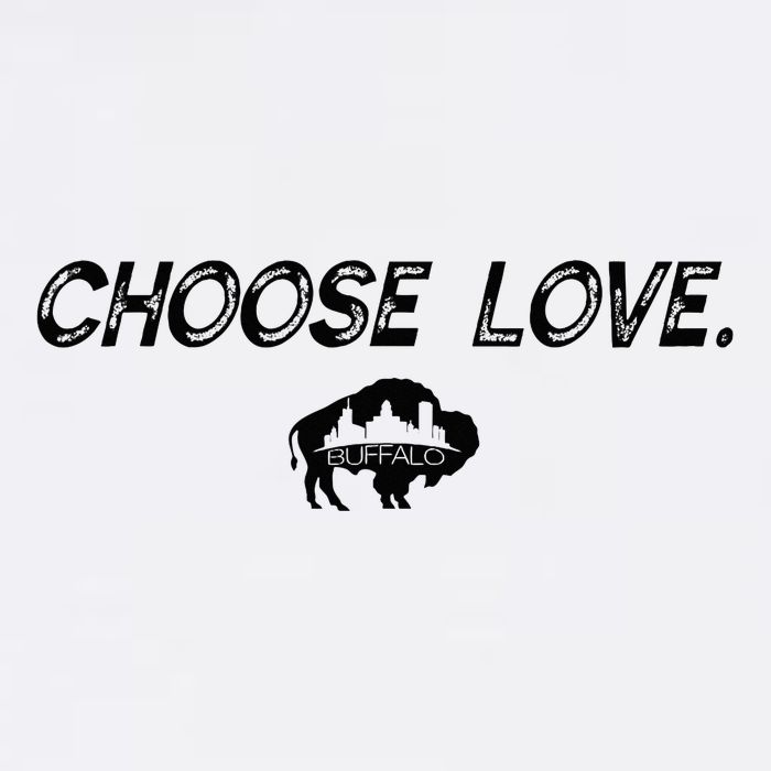 Choose Love Buffalo Stop Hate End Racism Choose Love Buffalo Cooling Performance Crew T-Shirt