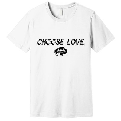 Choose Love Buffalo Stop Hate End Racism Choose Love Buffalo Premium T-Shirt