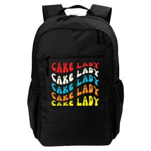 Cake Lady Baker Baking Funny Baker Daily Commute Backpack