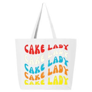 Cake Lady Baker Baking Funny Baker 25L Jumbo Tote