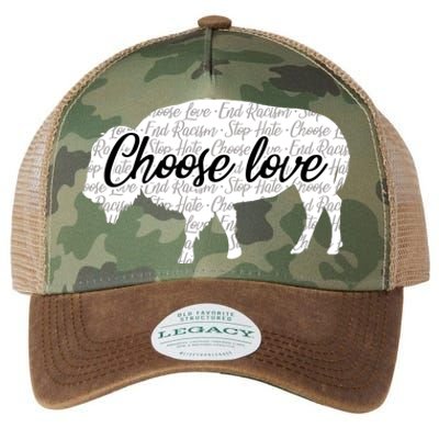 Choose Love Buffalo Legacy Tie Dye Trucker Hat