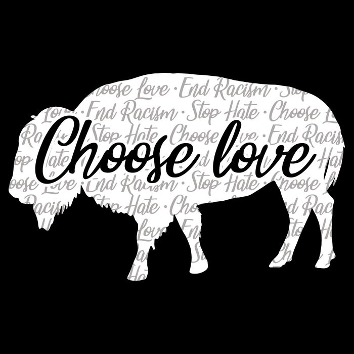 Choose Love Buffalo Backpack