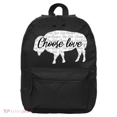 Choose Love Buffalo 16 in Basic Backpack