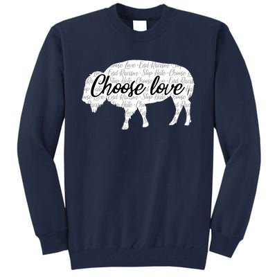 Choose Love Buffalo Tall Sweatshirt