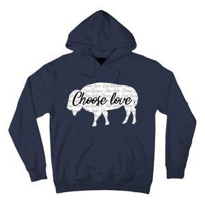 Choose Love Buffalo Tall Hoodie