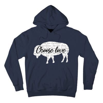 Choose Love Buffalo Tall Hoodie