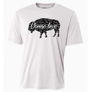 Choose Love Buffalo Cooling Performance Crew T-Shirt