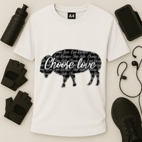 Choose Love Buffalo Cooling Performance Crew T-Shirt