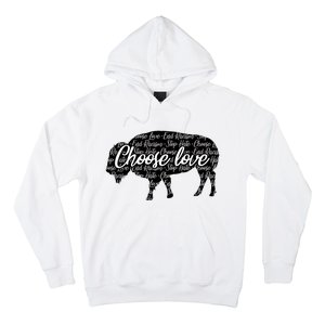 Choose Love Buffalo Hoodie