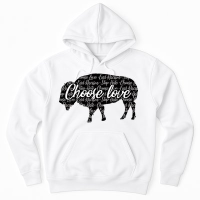 Choose Love Buffalo Hoodie