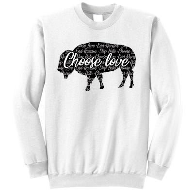 Choose Love Buffalo Sweatshirt