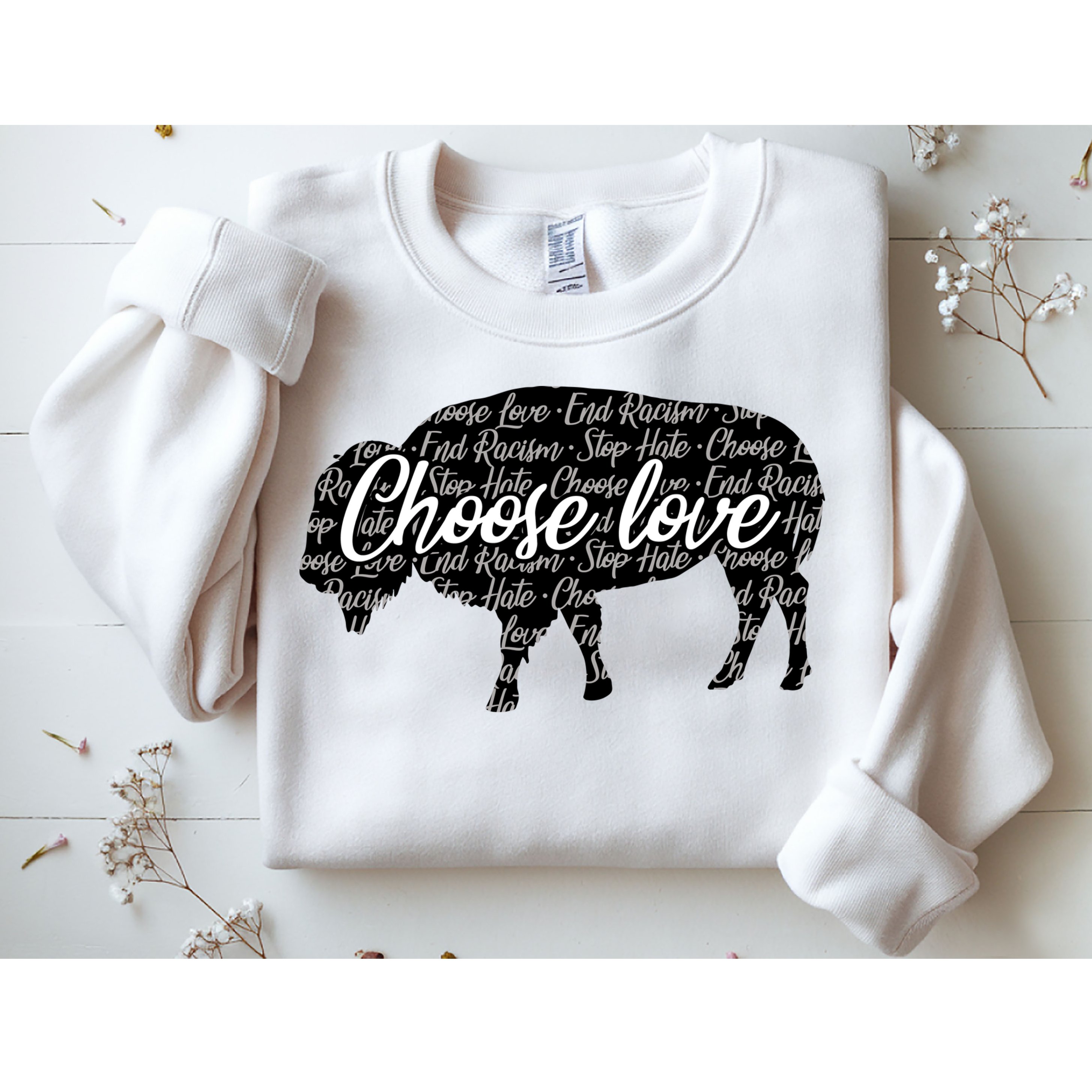 Choose Love Buffalo Sweatshirt