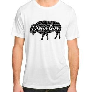 Choose Love Buffalo Adult ChromaSoft Performance T-Shirt