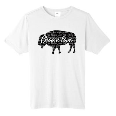 Choose Love Buffalo Tall Fusion ChromaSoft Performance T-Shirt