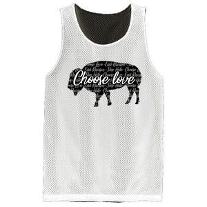 Choose Love Buffalo Mesh Reversible Basketball Jersey Tank