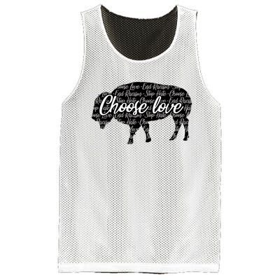 Choose Love Buffalo Mesh Reversible Basketball Jersey Tank