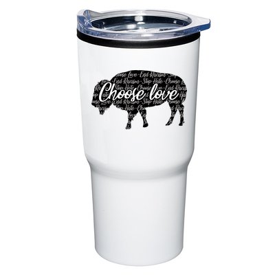 Choose Love Buffalo Tumbler