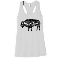 Choose Love Buffalo Women's Racerback Tank