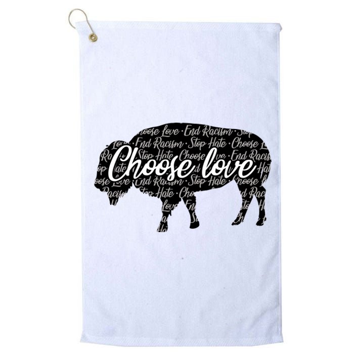 Choose Love Buffalo Platinum Collection Golf Towel