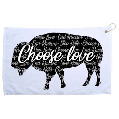 Choose Love Buffalo Grommeted Golf Towel