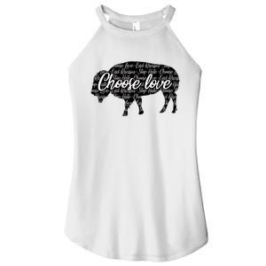 Choose Love Buffalo Women's Perfect Tri Rocker Tank