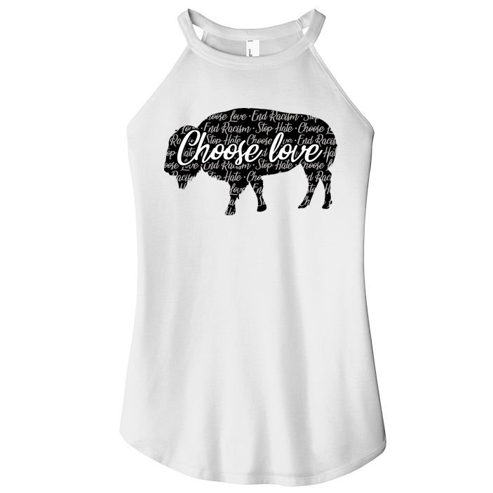 Choose Love Buffalo Women's Perfect Tri Rocker Tank