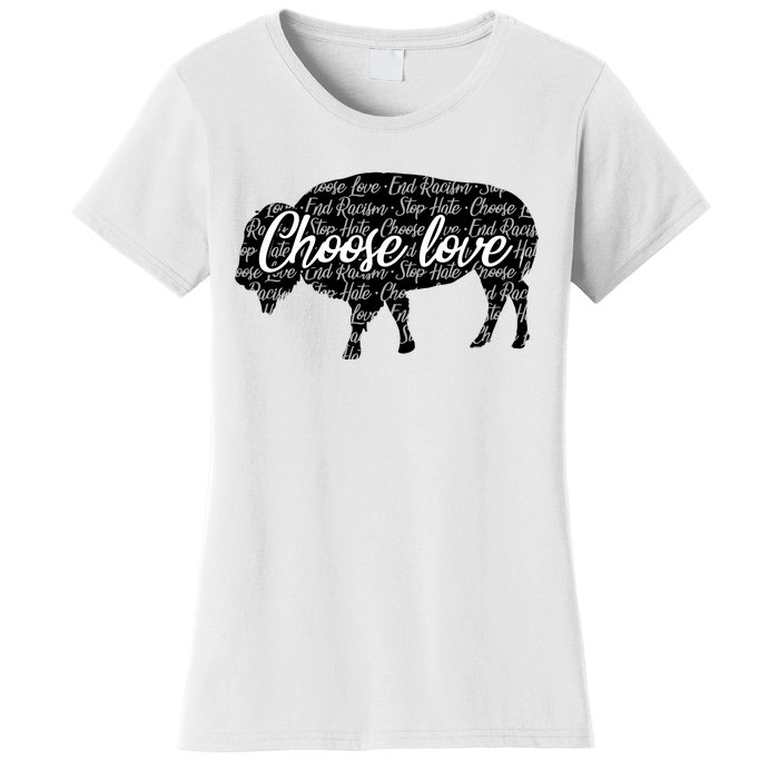 Choose Love Buffalo Women's T-Shirt