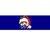 Christmas Lights Beagle Funny Dog Xmas Cool Gift Bumper Sticker