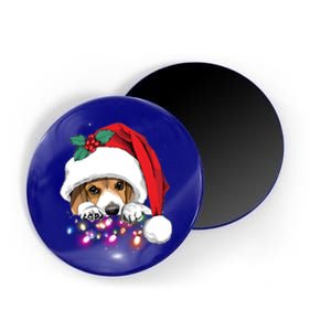 Christmas Lights Beagle Funny Dog Xmas Cool Gift Magnet