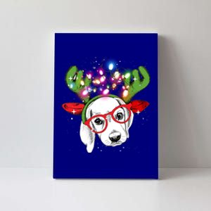 Christmas Lights Beagle Funny Xmas Funny Gift Canvas