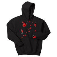 Cute Ladybugs Bugs Lover Kids Hoodie