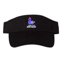 Cute Llama Birthday Party Celebration Valucap Bio-Washed Visor