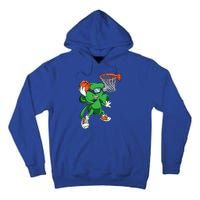 Clover Leprechaun Basketball Dunk St Patricks Day Sport Cool Gift Tall Hoodie