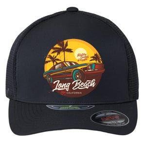 California Long Beach Flexfit Unipanel Trucker Cap