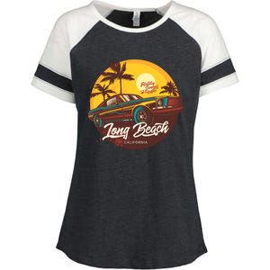 California Long Beach Enza Ladies Jersey Colorblock Tee