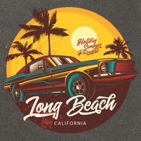 California Long Beach Cotton Canvas Backpack