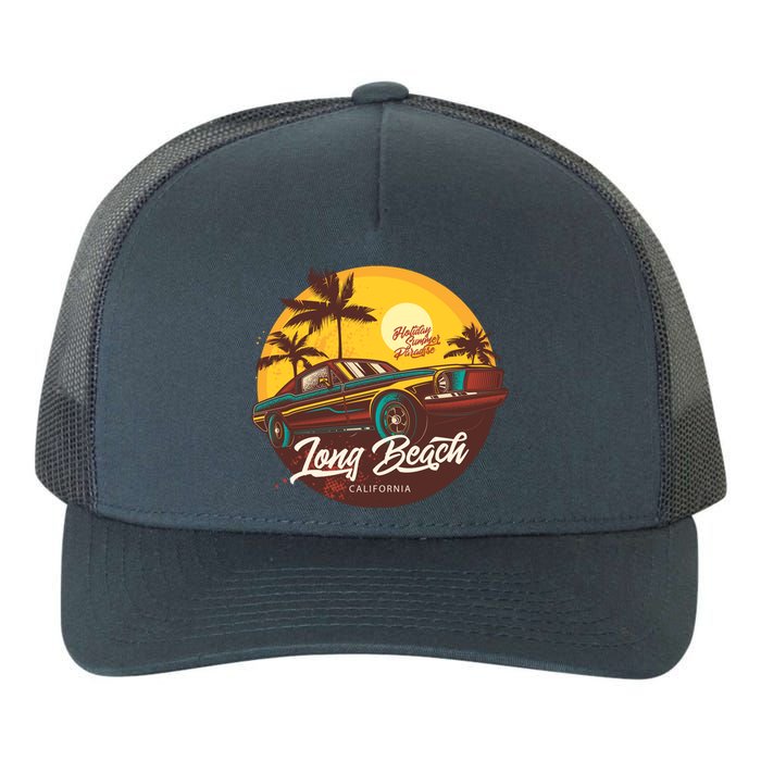 California Long Beach Yupoong Adult 5-Panel Trucker Hat