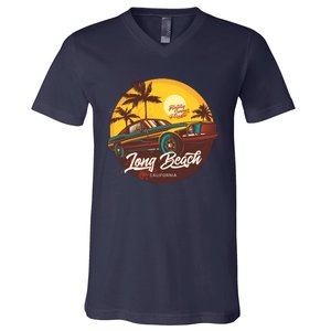 California Long Beach V-Neck T-Shirt