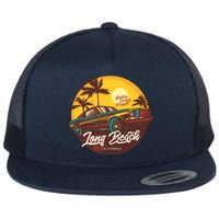 California Long Beach Flat Bill Trucker Hat