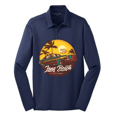 California Long Beach Silk Touch Performance Long Sleeve Polo