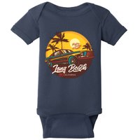 California Long Beach Baby Bodysuit