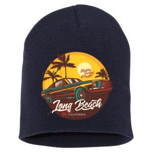 California Long Beach Short Acrylic Beanie