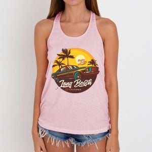 California Long Beach Women's Knotted Racerback Tank