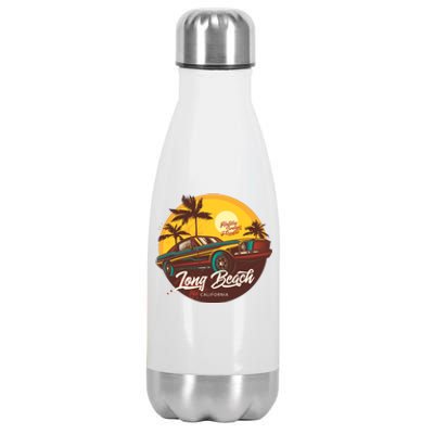 California Long Beach Stainless Steel Insulated Water Bottle