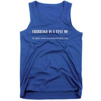 Cribbage Lover Board Game Champion Tank Top