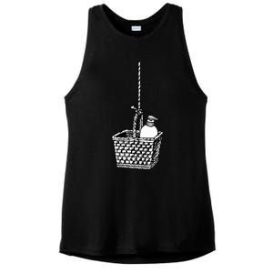 Creepy Lotion Basket True Crime Serial Killer Ladies PosiCharge Tri-Blend Wicking Tank